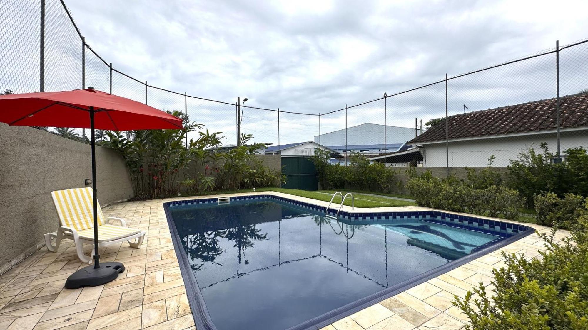 Casa C Piscina A 700M Da Praia De Caraguatatuba Sp Luaran gambar