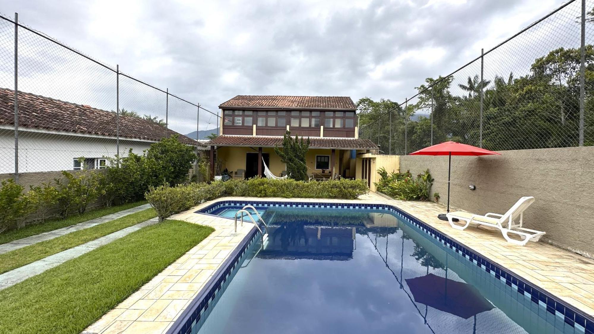 Casa C Piscina A 700M Da Praia De Caraguatatuba Sp Luaran gambar